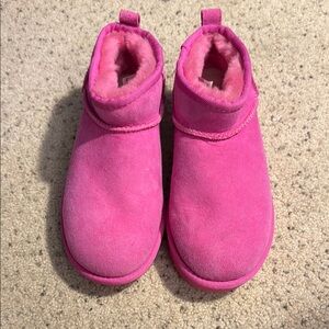 UGG Fuchsia Suede Boots